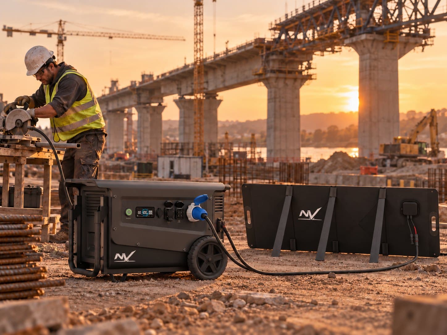 NV-S240 and NV-W50 on a bridge site